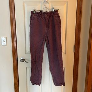 Universal Thread High Rise Tapered Pants Purple Size 4